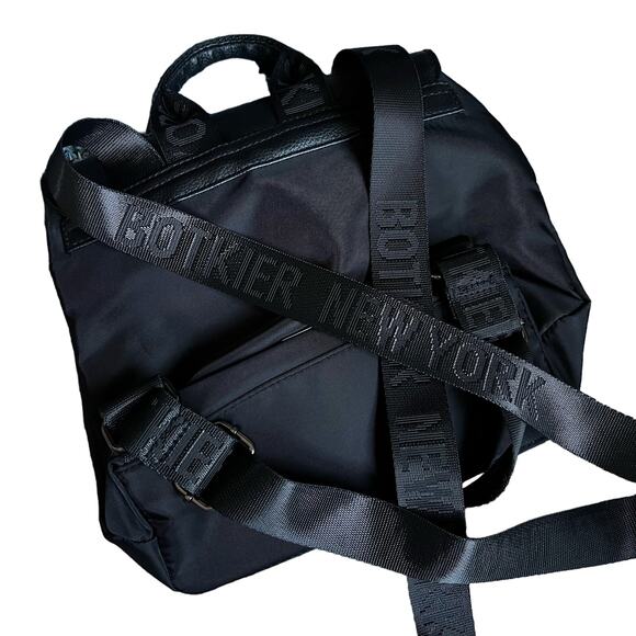 Botkier New York Black Trigger Backpack Nylon Small - Picture 6 of 10